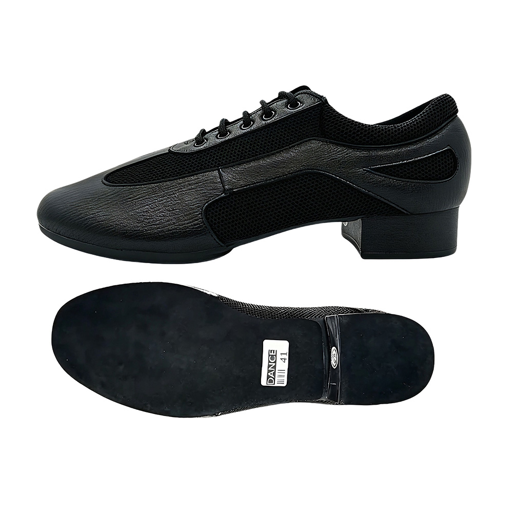 Men Shoes Kinds - Schwarze Herren Lateinamerikanische Tanzschuhe aus Echtem