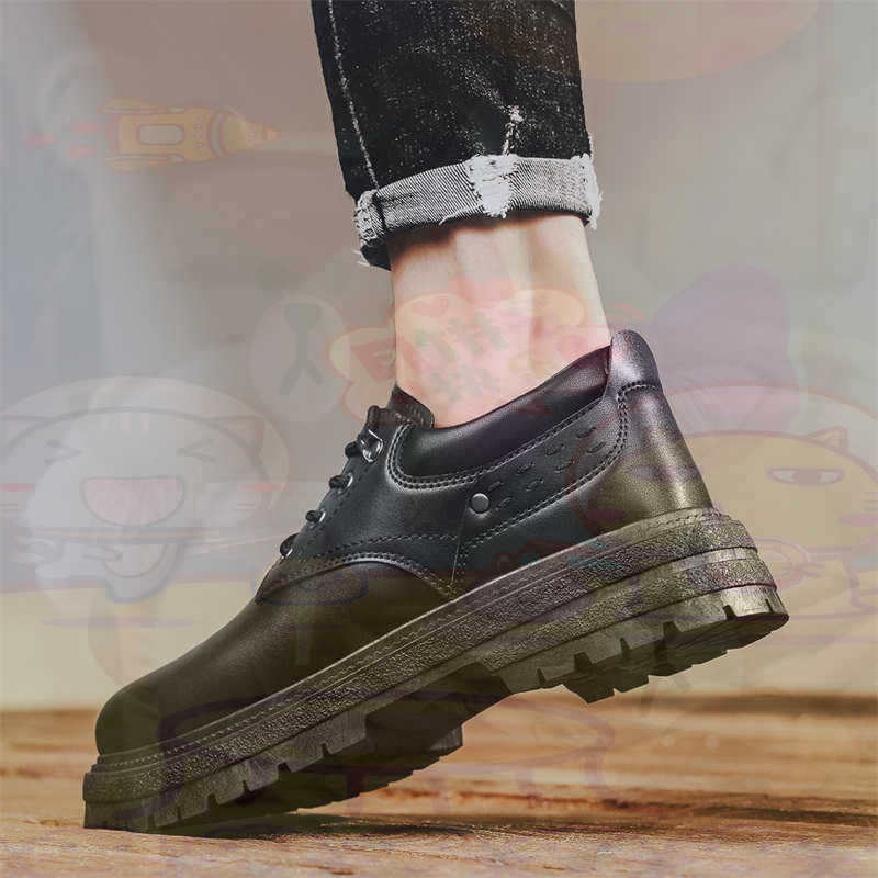 Men'S Shoes Good For Flat Feet - Dunkles Naturleder, modische Turnschuhe, Tennis-Herren-Turnschuhe, modische