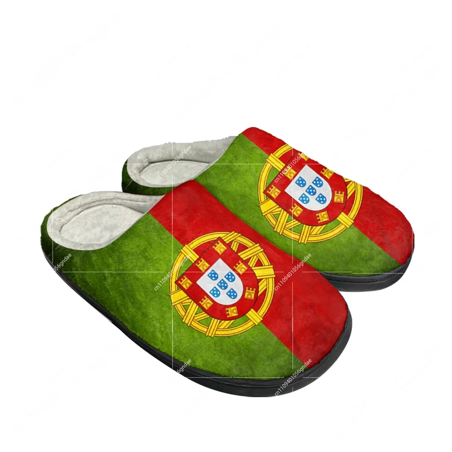 Men'S Shoes Dress Casual - Portugal-Flagge Baumwoll-Hausschuhe für Herren und Damen,