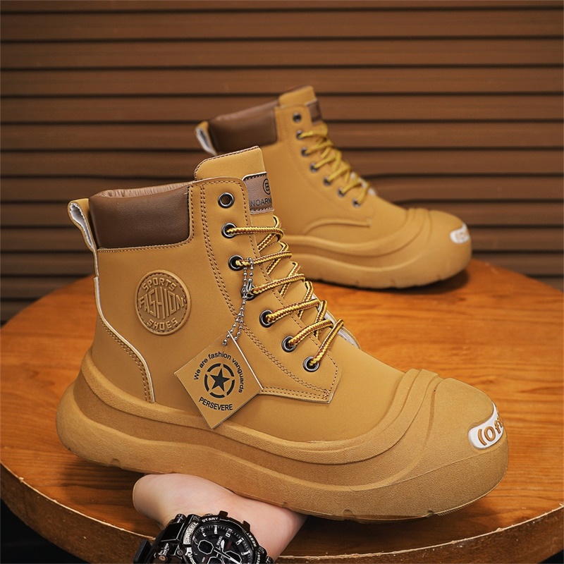 Men'S Shoes Dress Casual - Shorts Stiefeletten Modische und bequeme High-Top-Sportschuhe