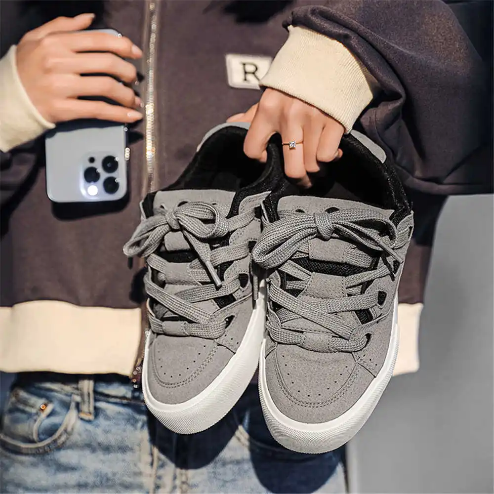 Men'S Shoes Good For Flat Feet - Mit Schnürung Hiphop Damen Schulschuhe Skateboarding