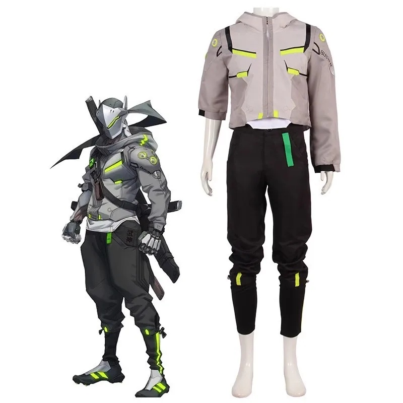 Men'S Shoes For Suits - RGD4 Game Genji Cosplay Kostüme für