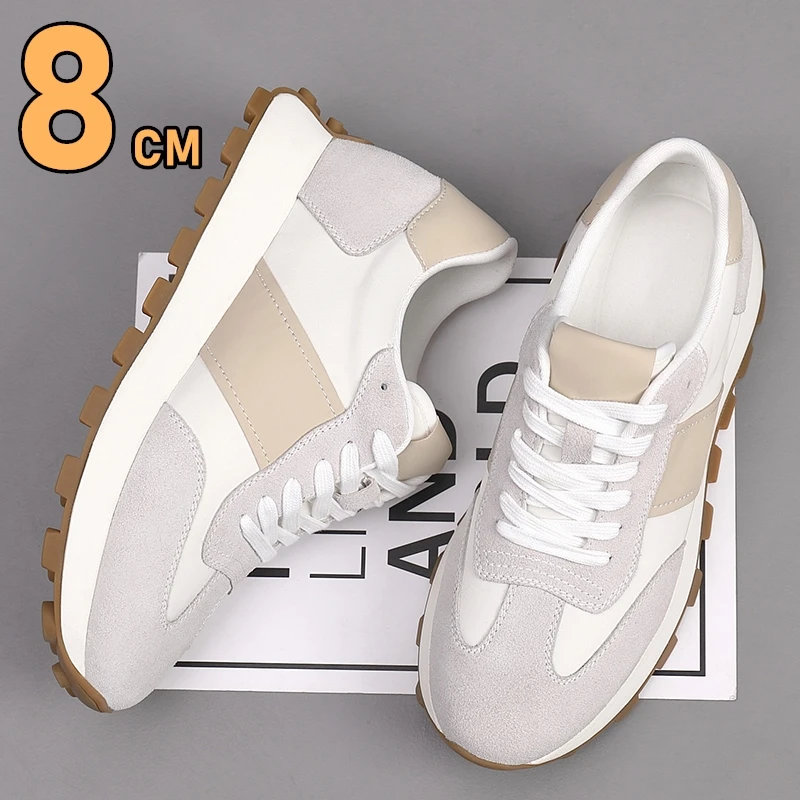 Mann Aufzug Casual Turnschuhe  – Men Shoes Size Chart Bewertung und Preis