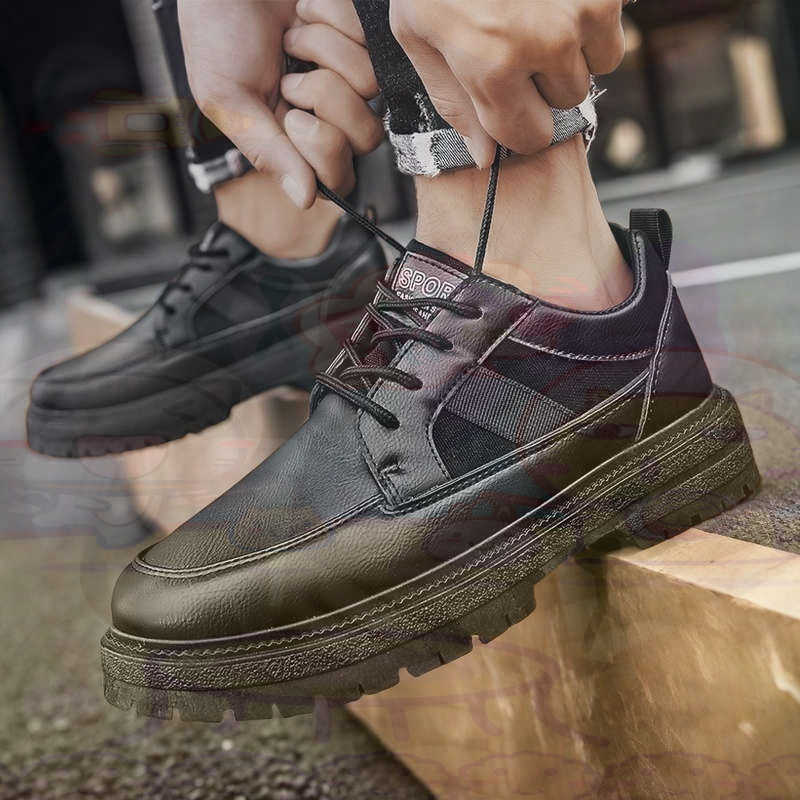 Dunkles Naturleder, modische T – Men'S Shoes Good For Flat Feet Bewertung und Preis